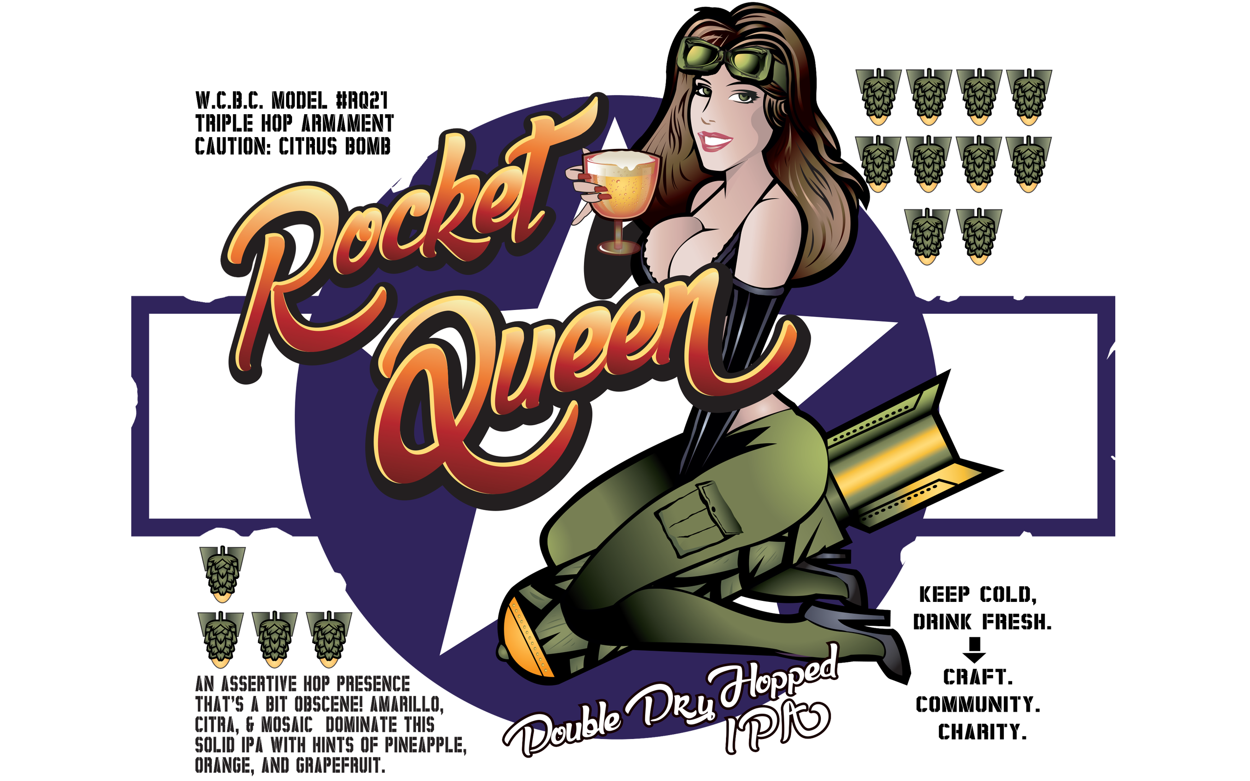 Rocket Queen DDH IPA 4 Pack